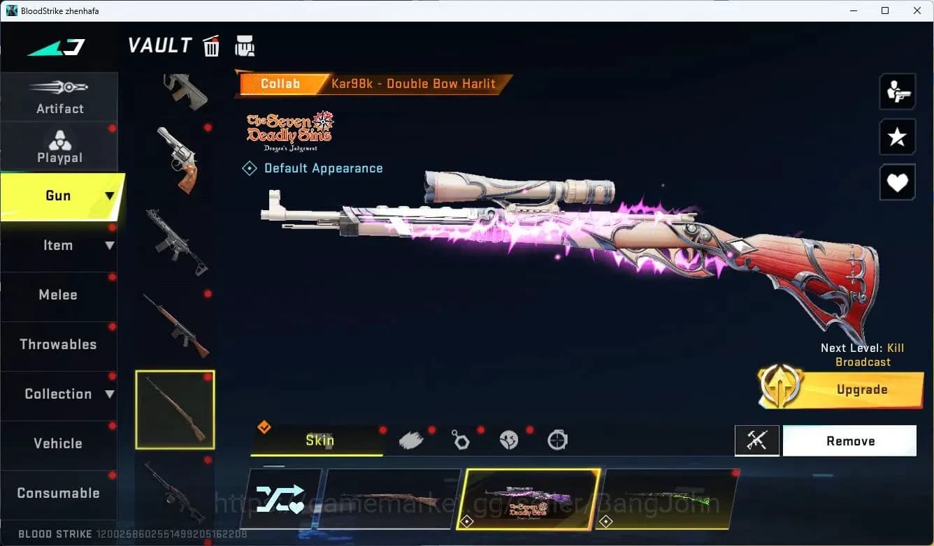 Blood Strike Accounts ASIA | BLEACH ETHAN | AOT KAG-6 | 7DS Kar98k,QBZ95 image 9