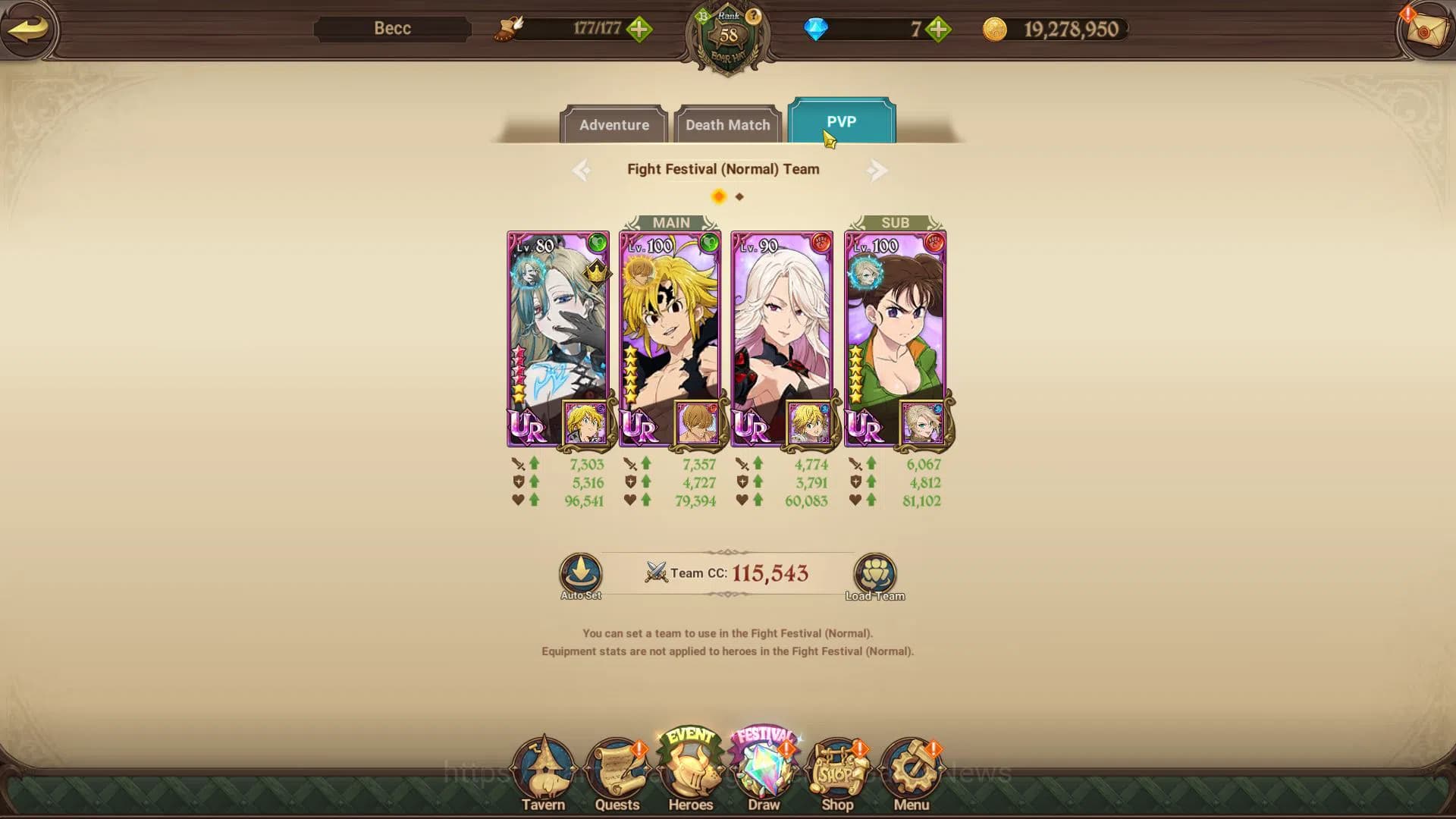 The Seven Deadly Sins: Grand Cross Accounts Global|1 M CC|Starter Ch4| 4 UR | Salos, ODK2/6, A image 7