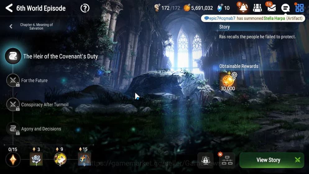 Epic Seven Accounts GLOBAL UNVERIF|New Era|2 ML(LOT Scales,Hellion Lua image 13