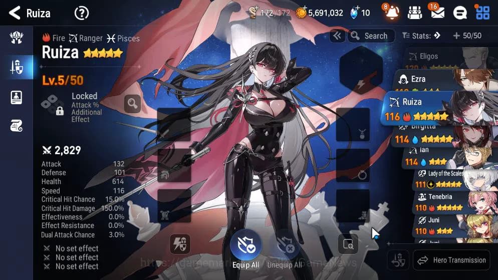 Epic Seven Accounts GLOBAL UNVERIF|New Era|2 ML(LOT Scales,Hellion Lua image 3