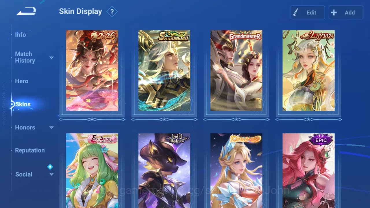 Honor of Kings Accounts Hero 70|Skin 44|Sanxingdui HuoYi|LNY26 DiaoChan|GM image 1