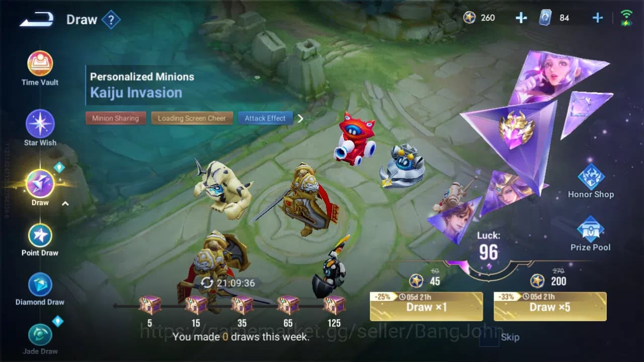 Honor of Kings Accounts Hero 70|Skin 44|Sanxingdui HuoYi|LNY26 DiaoChan|GM image 5