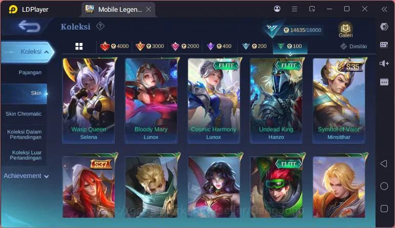 Mobile Legends: Bang Bang Accounts GLOBAL|Hero 74|Skin |Light Fanny+Granger,Blazing L image 10