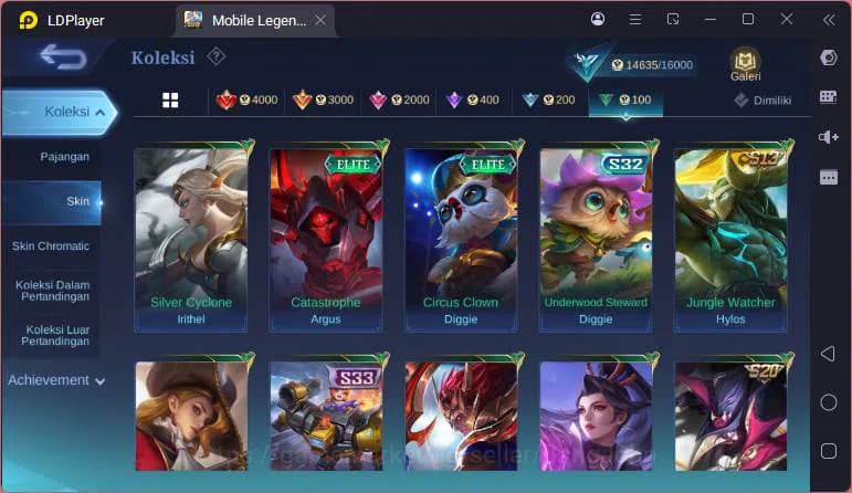 Mobile Legends: Bang Bang Accounts GLOBAL|Hero 74|Skin |Light Fanny+Granger,Blazing L image 11