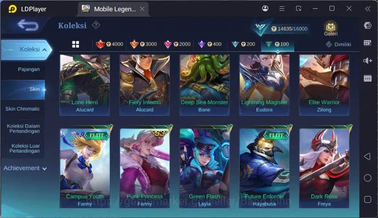 Mobile Legends: Bang Bang Accounts GLOBAL|Hero 74|Skin |Light Fanny+Granger,Blazing L image 13