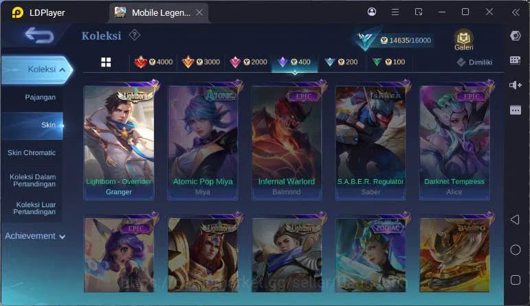 Mobile Legends: Bang Bang Accounts GLOBAL|Hero 74|Skin |Light Fanny+Granger,Blazing L image 17