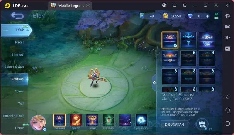 Mobile Legends: Bang Bang Accounts GLOBAL|Hero 74|Skin |Light Fanny+Granger,Blazing L image 5