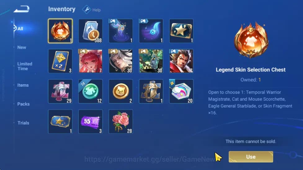 Honor of Kings Accounts Hero 38 Skin 12|Starter with Legend Skin Selectio image 6