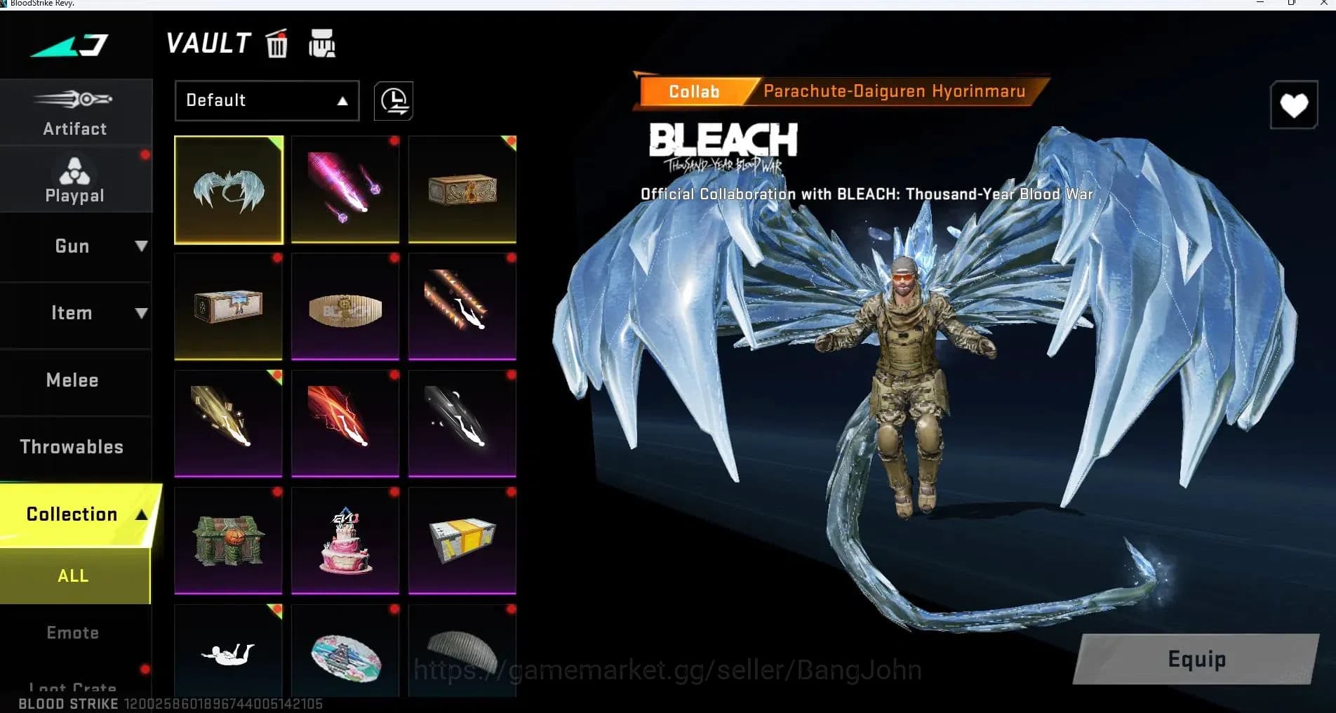 Blood Strike Accounts ASIA |ETHERNAL,AK47(LVL1),UMP45(LVL5)|ULTRA,M700,V image 12