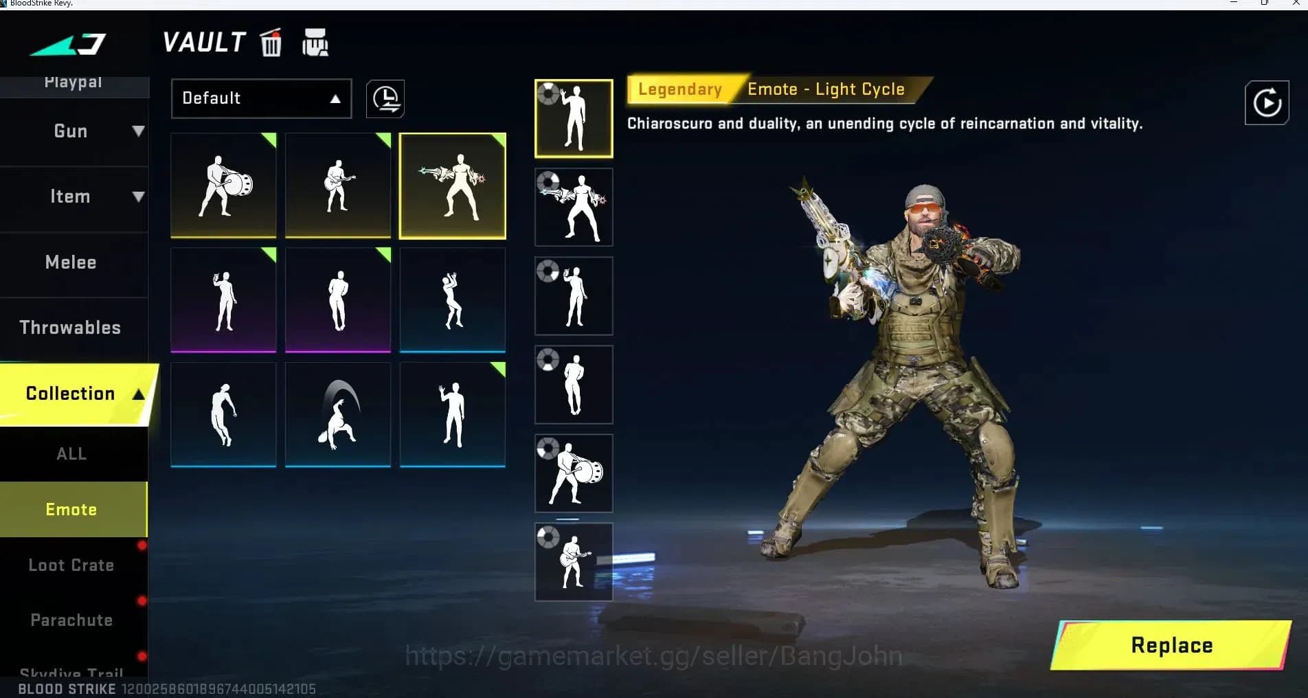 Blood Strike Accounts ASIA |ETHERNAL,AK47(LVL1),UMP45(LVL5)|ULTRA,M700,V image 13