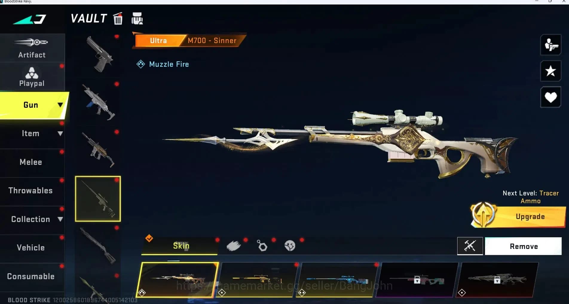 Blood Strike Accounts ASIA |ETHERNAL,AK47(LVL1),UMP45(LVL5)|ULTRA,M700,V image 7