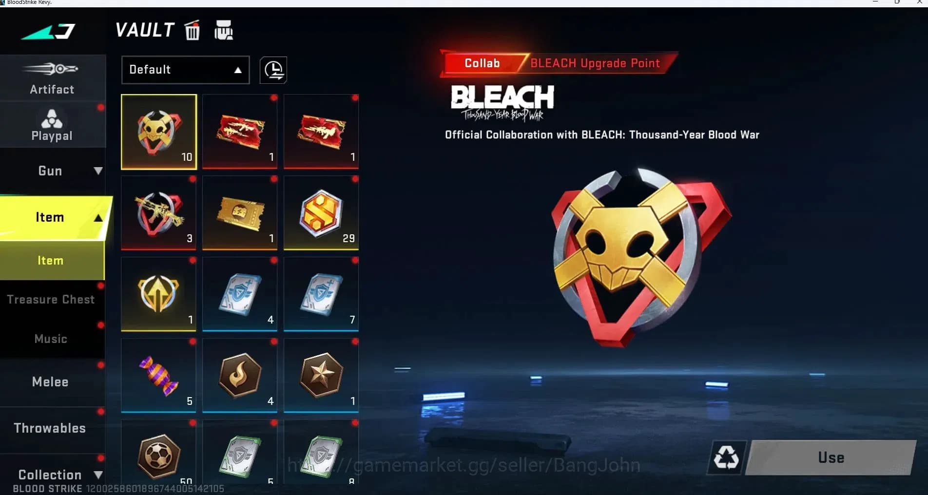 Blood Strike Accounts ASIA |ETHERNAL,AK47(LVL1),UMP45(LVL5)|ULTRA,M700,V image 9
