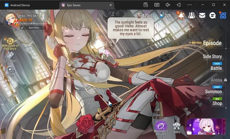 Epic Seven Accounts GLOBAL Unverif|New Era|2 ML(Salome,Mediator Kaweri image 1