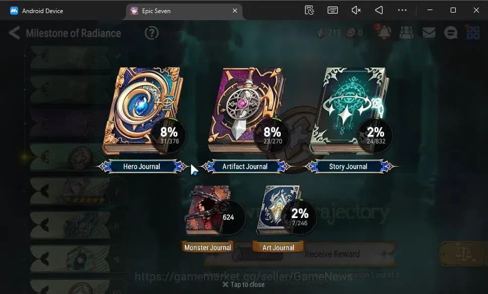 Epic Seven Accounts GLOBAL Unverif|New Era|2 ML(Salome,Mediator Kaweri image 5