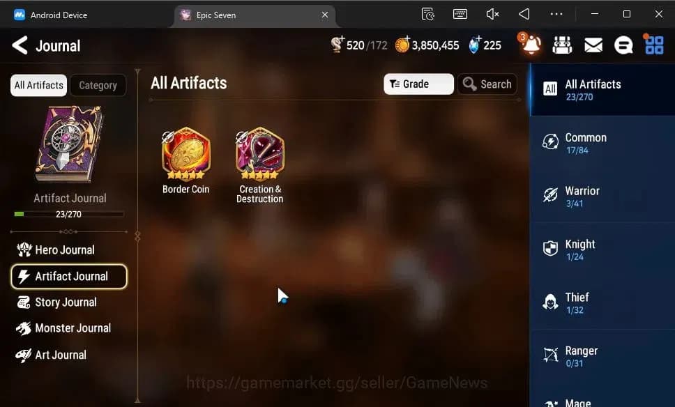 Epic Seven Accounts GLOBAL Unverif|New Era|2 ML(Salome,Mediator Kaweri image 7