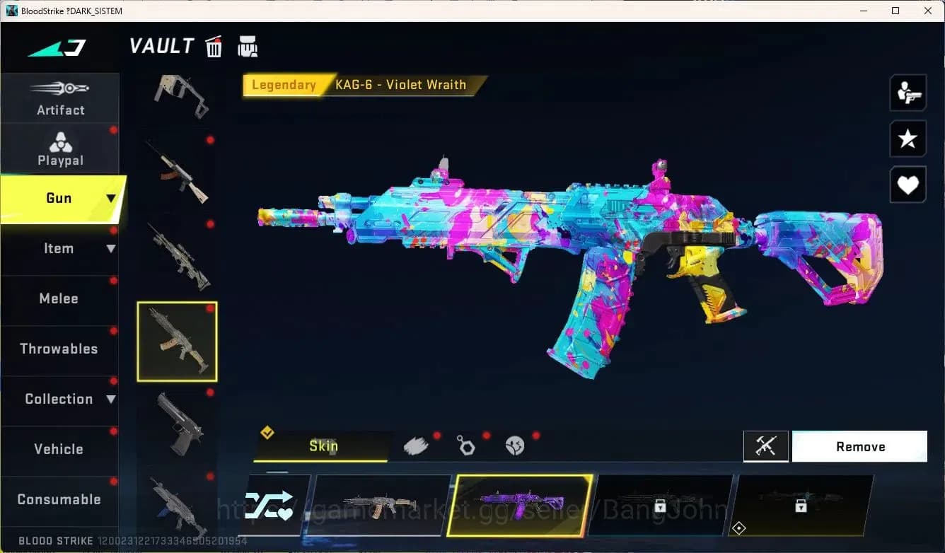Blood Strike Accounts ASIA | Eternal Desert Eagle-Scorpius(Lv1)|2 Ultra image 8