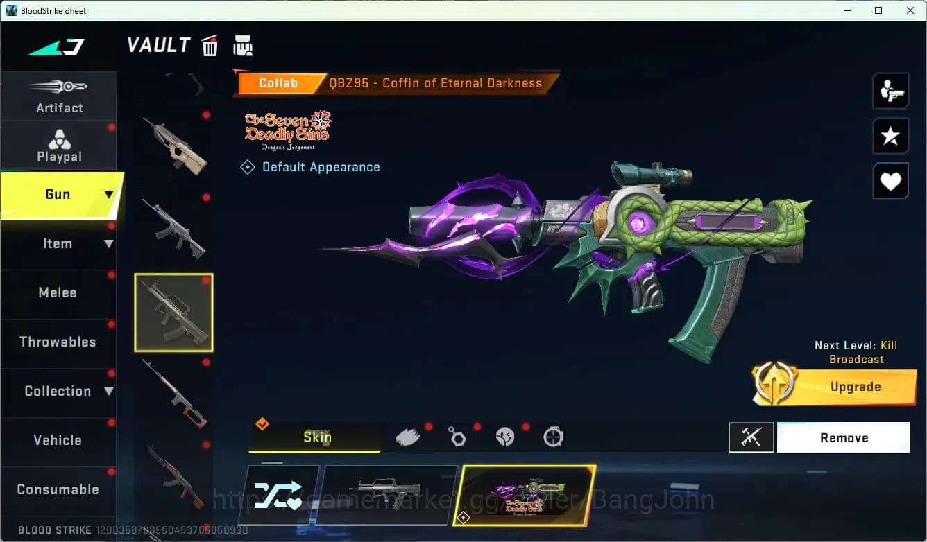 Blood Strike Accounts ASIA | 3 Collab Skins | 1 Limited Skins | 9 Legend image 16
