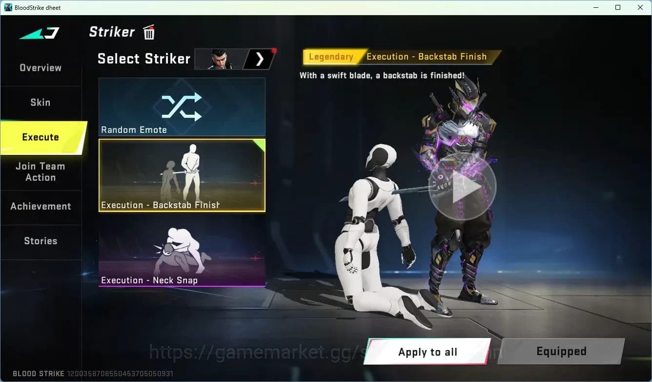 Blood Strike Accounts ASIA | 3 Collab Skins | 1 Limited Skins | 9 Legend image 3