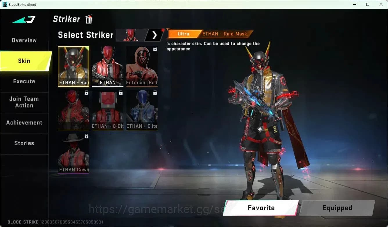 Blood Strike Accounts ASIA | 3 Collab Skins | 1 Limited Skins | 9 Legend image 6