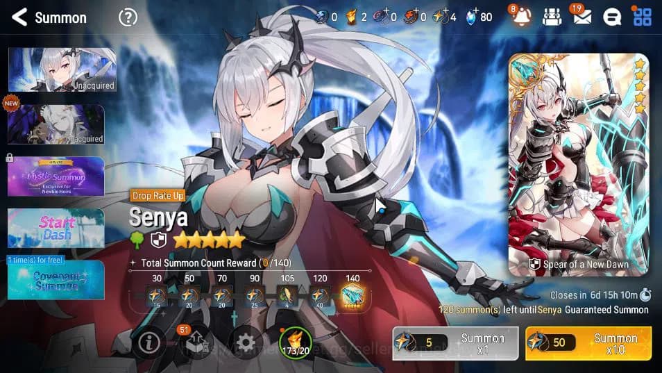 Epic Seven Accounts GLOBAL Unverif |New Era| 2 ML (LOT Scales,DB Senya image 14