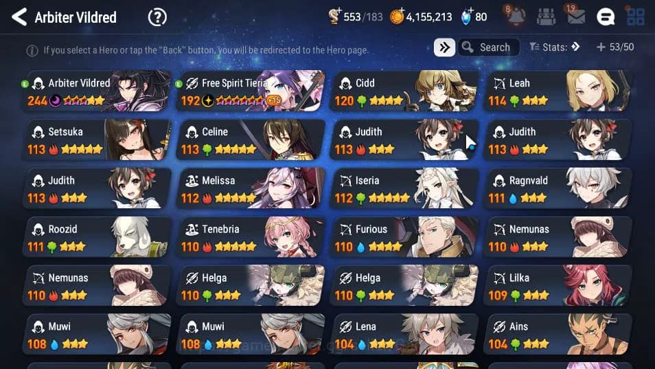Epic Seven Accounts GLOBAL Unverif |New Era| 2 ML (LOT Scales,DB Senya image 2