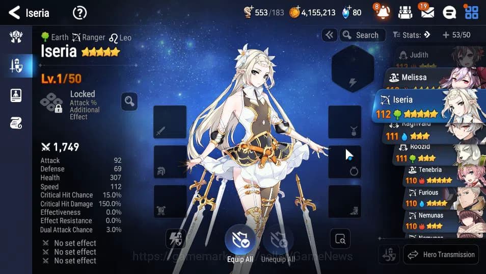 Epic Seven Accounts GLOBAL Unverif |New Era| 2 ML (LOT Scales,DB Senya image 3