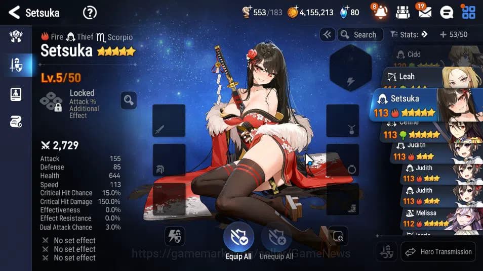 Epic Seven Accounts GLOBAL Unverif |New Era| 2 ML (LOT Scales,DB Senya image 4