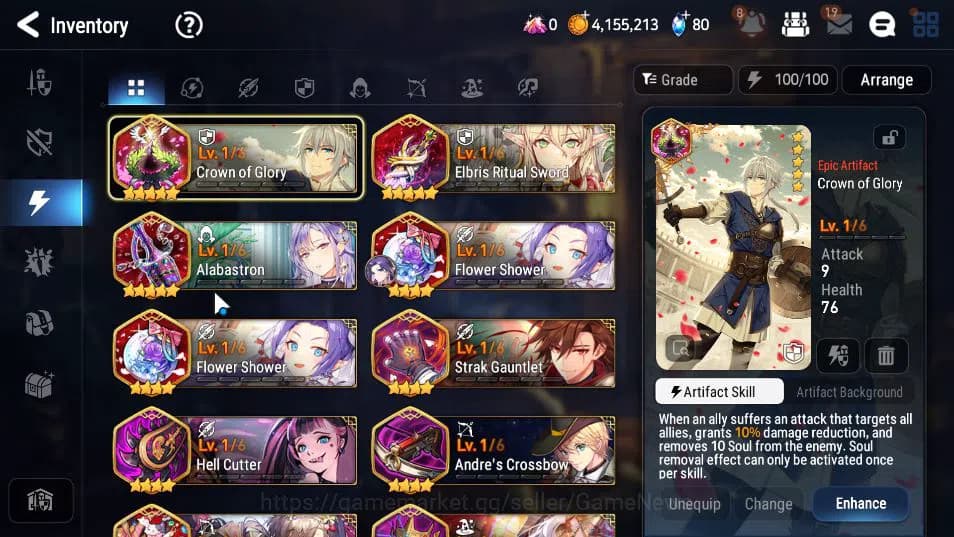 Epic Seven Accounts GLOBAL Unverif |New Era| 2 ML (LOT Scales,DB Senya image 9