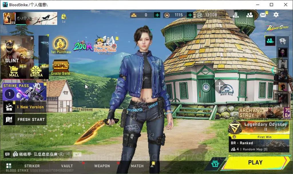 Blood Strike Accounts ASIA|Melee ULTRA Kukri-Nexora|Legendary Katana|5 L image 1