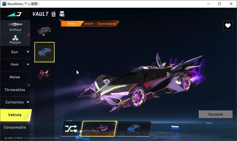 Blood Strike Accounts ASIA|Melee ULTRA Kukri-Nexora|Legendary Katana|5 L image 2