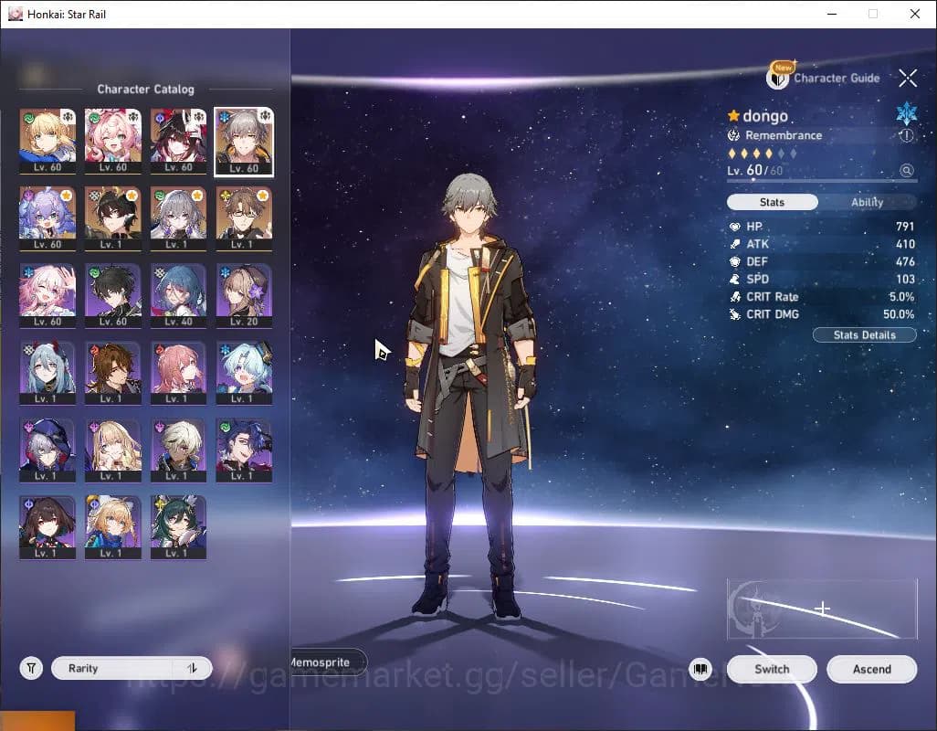 Honkai Star Rail Accounts Asia|TL 50| 17,9K Stellar+120 SPass | 4 Limited | image 3