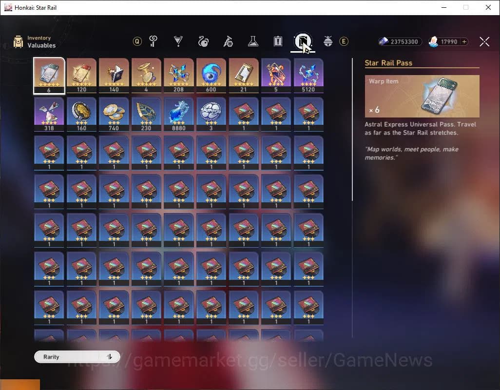 Honkai Star Rail Accounts Asia|TL 50| 17,9K Stellar+120 SPass | 4 Limited | image 8