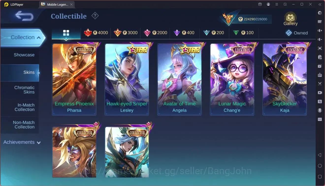 Mobile Legends: Bang Bang Accounts Global|Hero 132|Skin 505|Mega|Legend Franco+Freya+ image 16