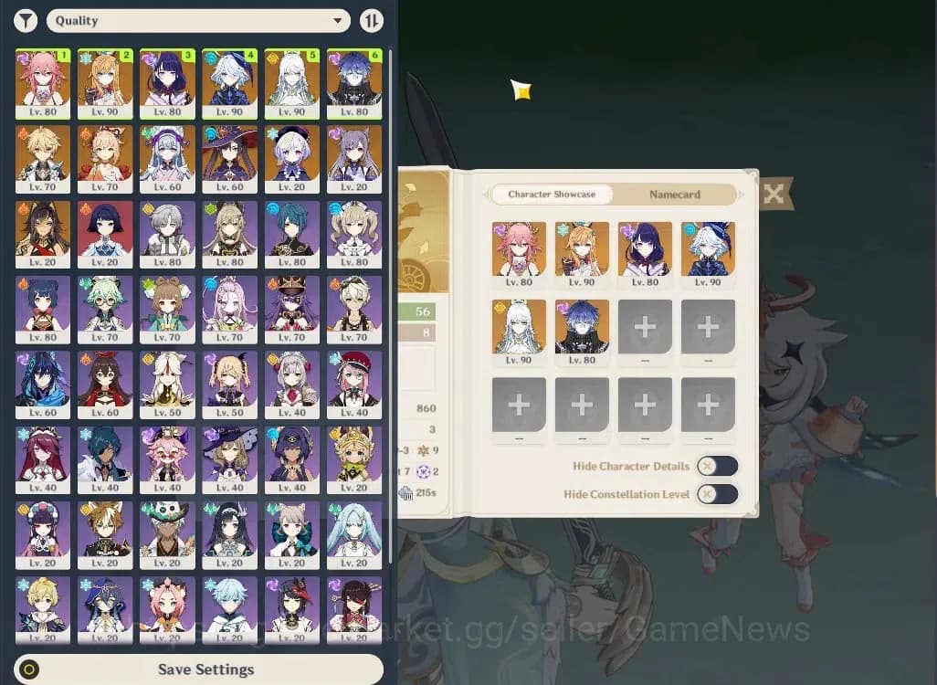 Genshin Impact Accounts ASIA|AR56|7Limited+8(*5Weapon)|Zibai,Escoffier,Rai image 2