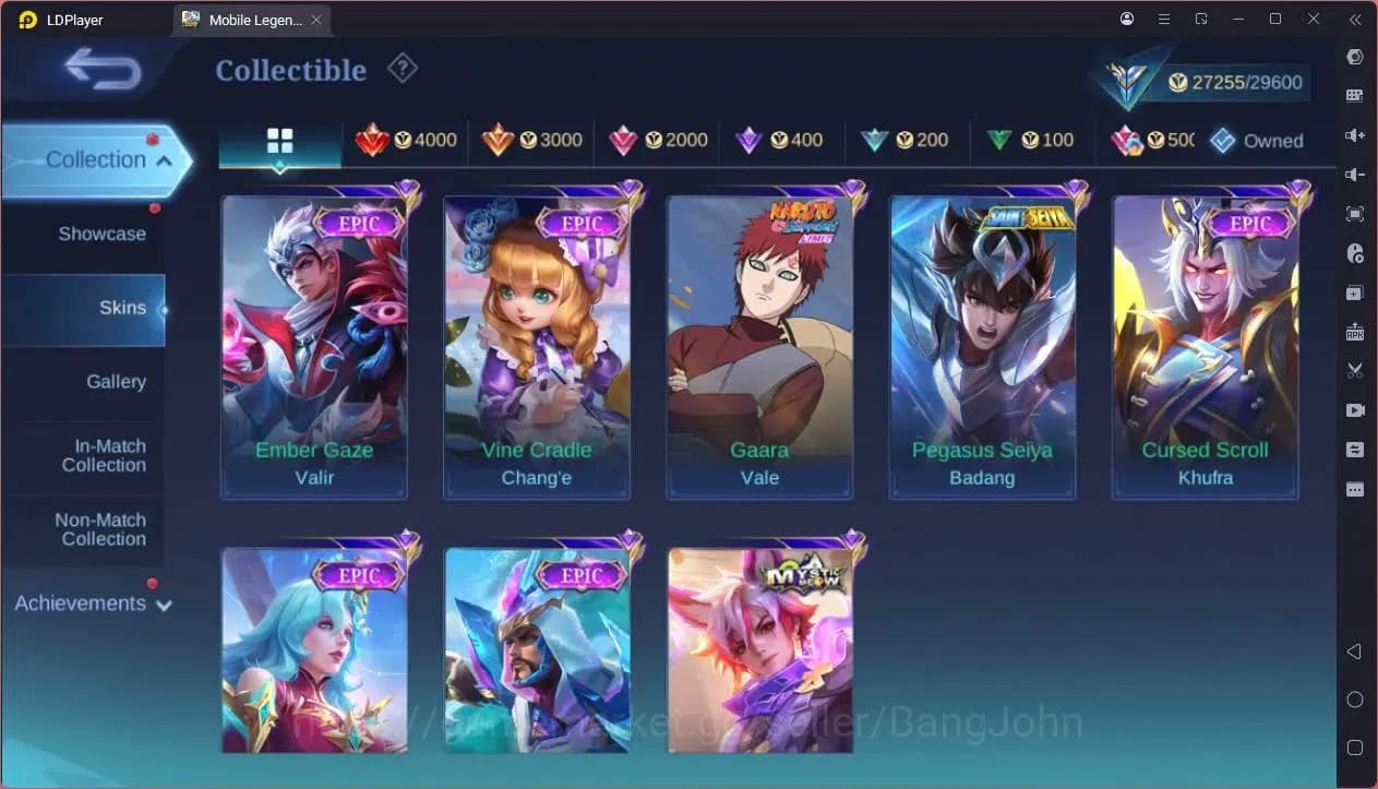 Mobile Legends: Bang Bang Accounts GLOBAL Hero 80 Skin 125 |CC Natalia|Meowkin Hunter image 2