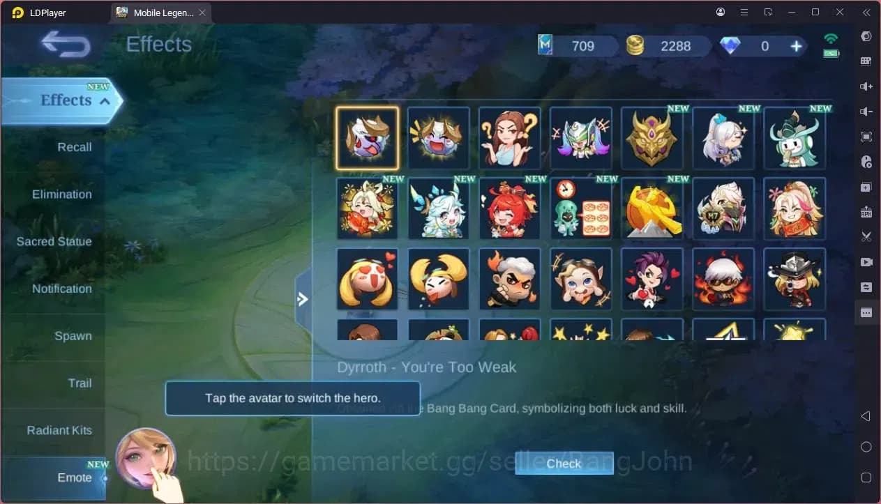 Mobile Legends: Bang Bang Accounts GLOBAL Hero 80 Skin 125 |CC Natalia|Meowkin Hunter image 8