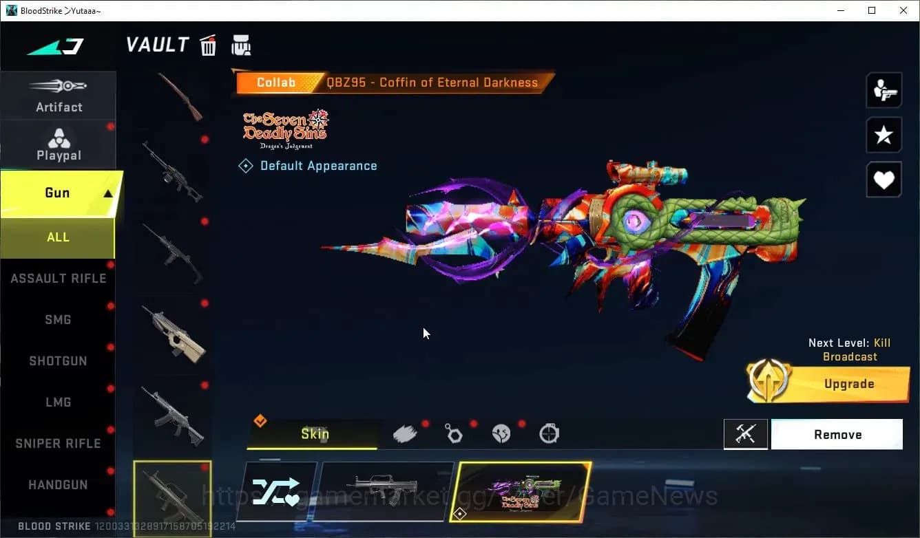 Blood Strike Accounts ASIA|ETERNAL Desert Eagle-Scorpius|Collab 7DS[Karl image 10