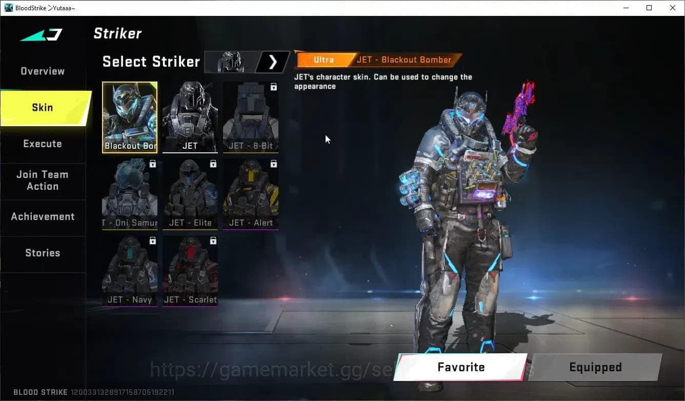Blood Strike Accounts ASIA|ETERNAL Desert Eagle-Scorpius|Collab 7DS[Karl image 3