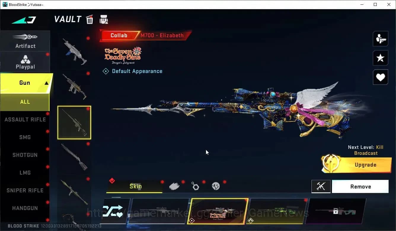 Blood Strike Accounts ASIA|ETERNAL Desert Eagle-Scorpius|Collab 7DS[Karl image 6