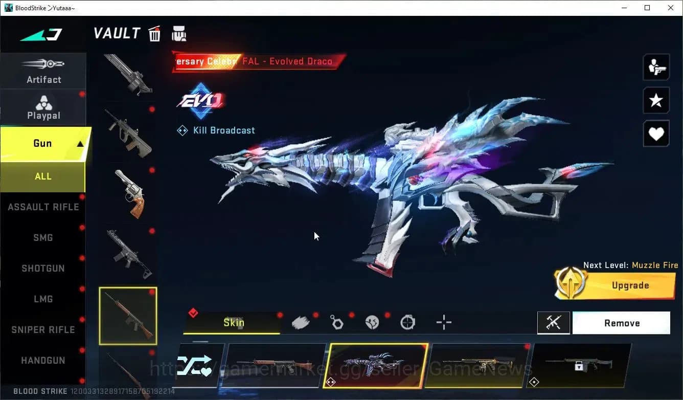 Blood Strike Accounts ASIA|ETERNAL Desert Eagle-Scorpius|Collab 7DS[Karl image 8