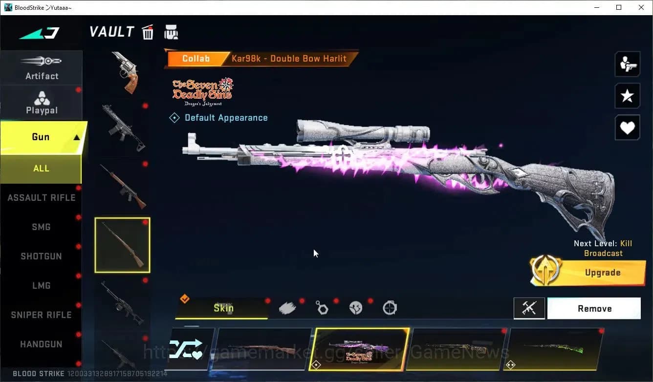 Blood Strike Accounts ASIA|ETERNAL Desert Eagle-Scorpius|Collab 7DS[Karl image 9