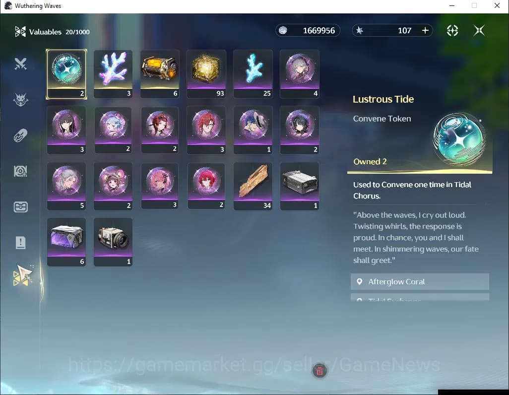 Wuthering Waves Accounts SEA | UL 8 | 3 Limited | [Aemeath,Cartethyia,Jiyan image 8