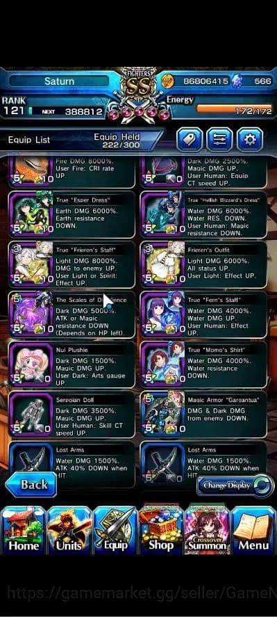 Grand Summoners Accounts Global|Rank 121|19 Ascend+2 TW|[Inumuta,Saitama,Mo image 15