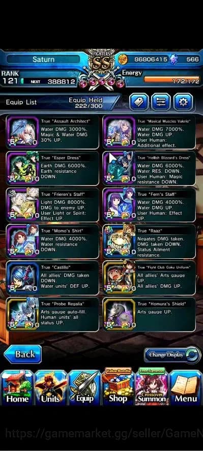 Grand Summoners Accounts Global|Rank 121|19 Ascend+2 TW|[Inumuta,Saitama,Mo image 6