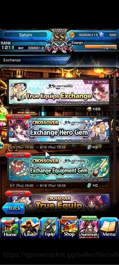 Grand Summoners Accounts Global|Rank 121|19 Ascend+2 TW|[Inumuta,Saitama,Mo image 8