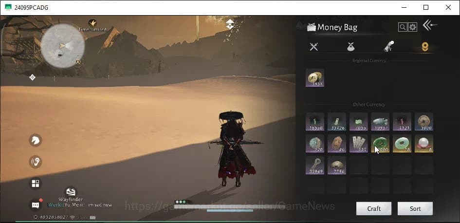 Where Winds Meet Accounts GLOBAL|Lv 90|GS 27K|Abyss Conq 2|Bountiful Harvest image 8