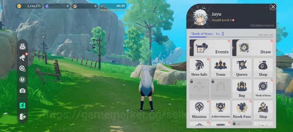 The Seven Deadly Sins: Origin Accounts NA East | Fresh Starter Lvl 2 |2 SSR| Escanor, Gui image 1