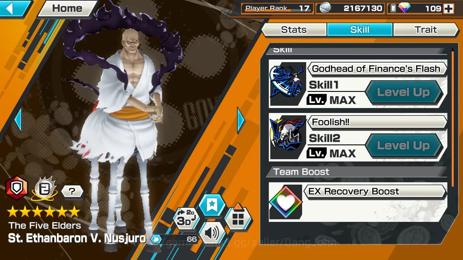 One Piece Bounty Rush Accounts GLOBAL | 3EX | 1MAX | 5elders Nusjuro,SK Borsalin image 6