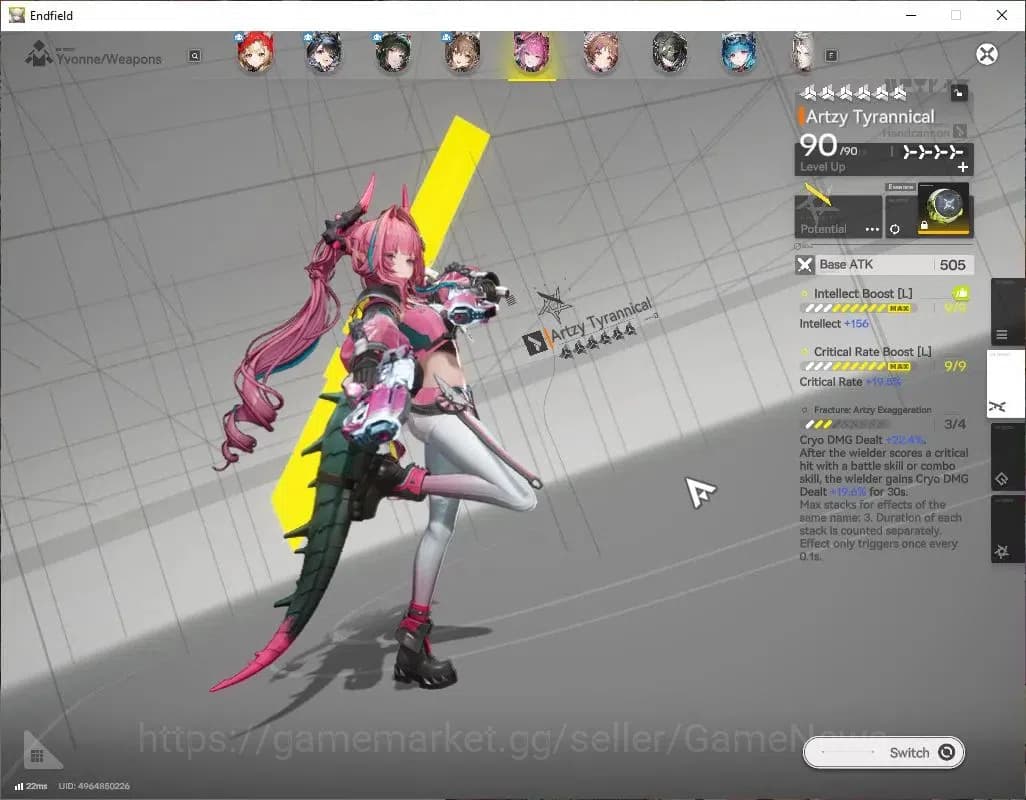 Arknights: Endfield Accounts ASIA|Lv59|10SSR(5Limited)+19(*6WEP)|[(ZhuangFangyi image 8