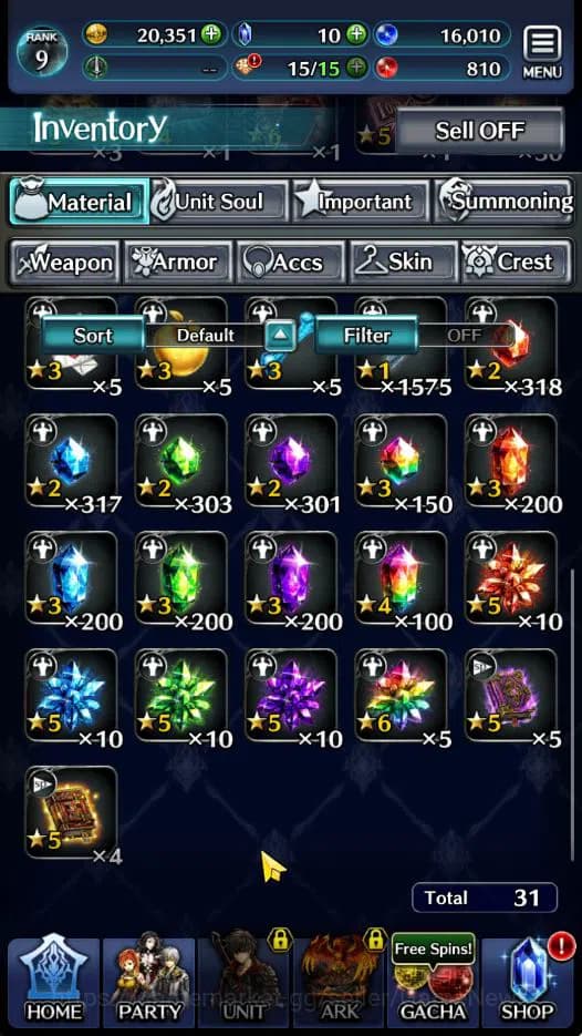Last Cloudia Accounts GLOBAL | Starter Rank 9 | Hinata Sakaguchi, Dilmor image 5
